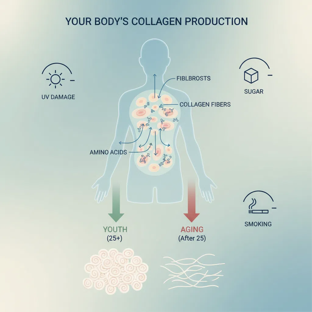 Body's Collagen Production - TheSkinFinity